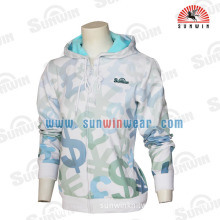 New Style Fleece Printing Lady Sweatshirt Hoodie Manufacture